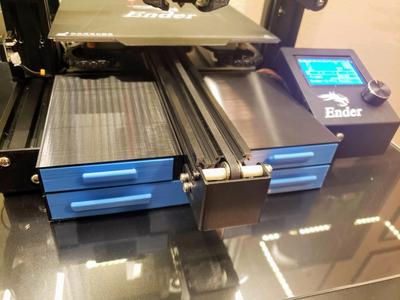 Creality Ender 3 Pro- Dual Double Drawers
