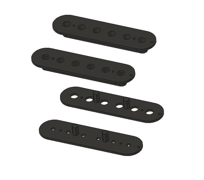 Parametric Humbucker Pickup Bobbin