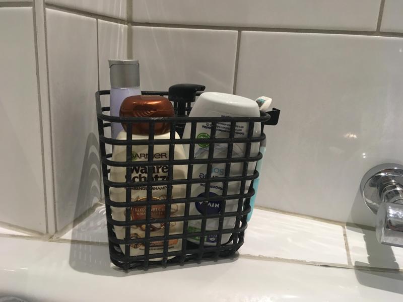 Bath Basket with Razor Holder