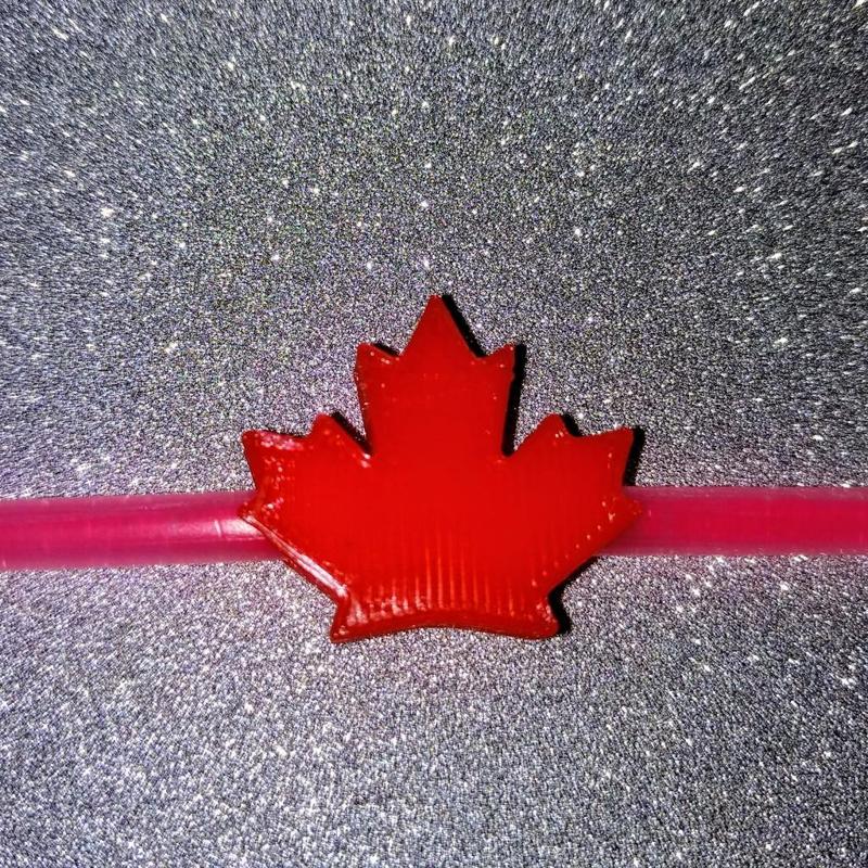 Maple leaf for glow stick bracelet 
