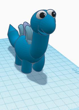 Brontosaurus with spikes