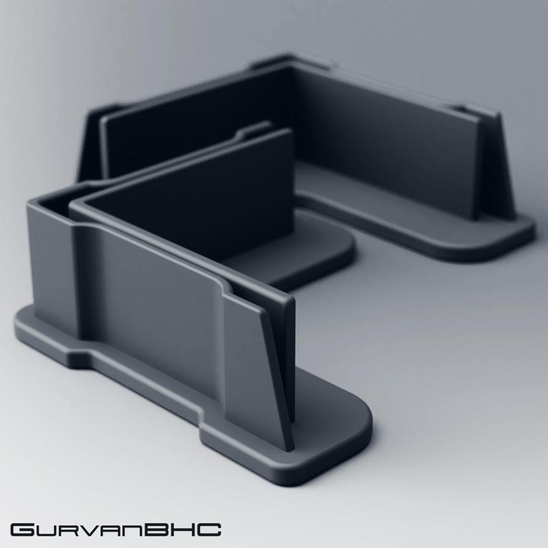 Support/Bracket/Feet for iron shelf (Pied pour étagère en ferraille)