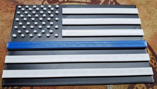 Thin blue line flag.