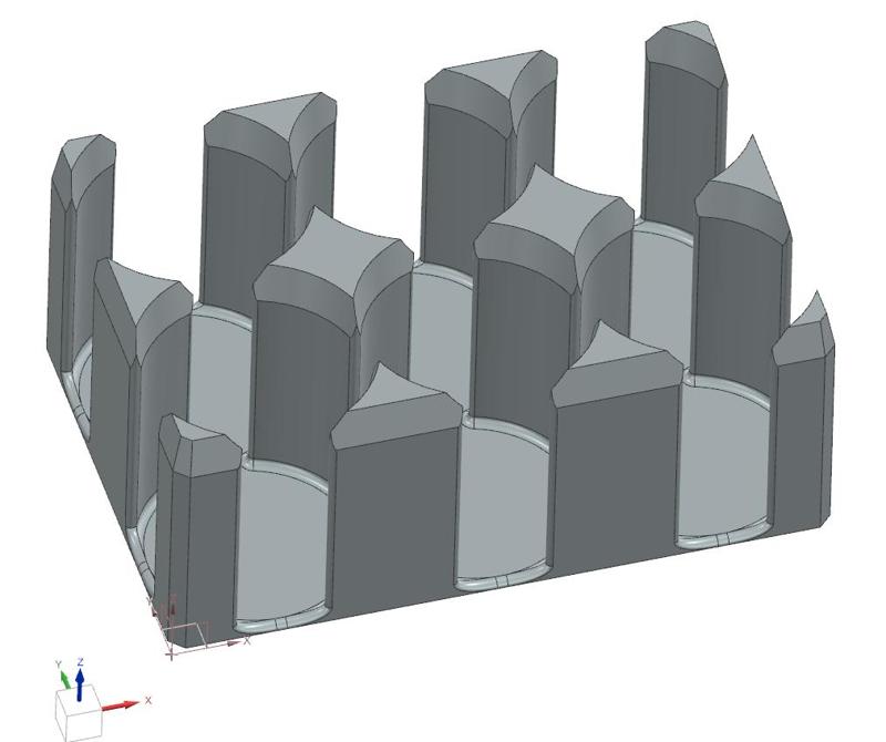 Flaschenhalter 80mm 6-Fach
