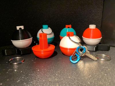 Fishing Bobber Keychain