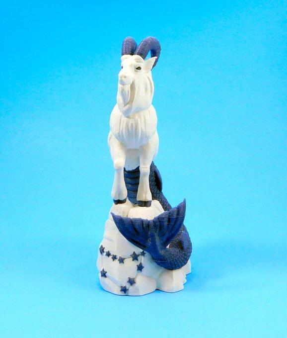 Enki the Capricorn (Multi-Material Version)