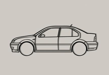 Volkswagen Jetta Wall Art