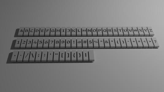 The Lettables - Configurable letters for MOLLE gear