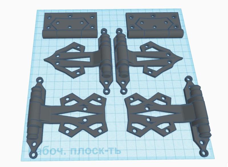 Door hinges 3 sets rip by mcka3ax40