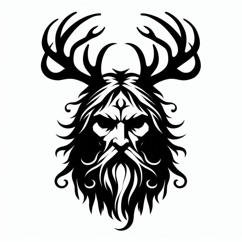 Lešij (Leshy) - Slavic forest demon, guardian of the forest 3 (two colours)