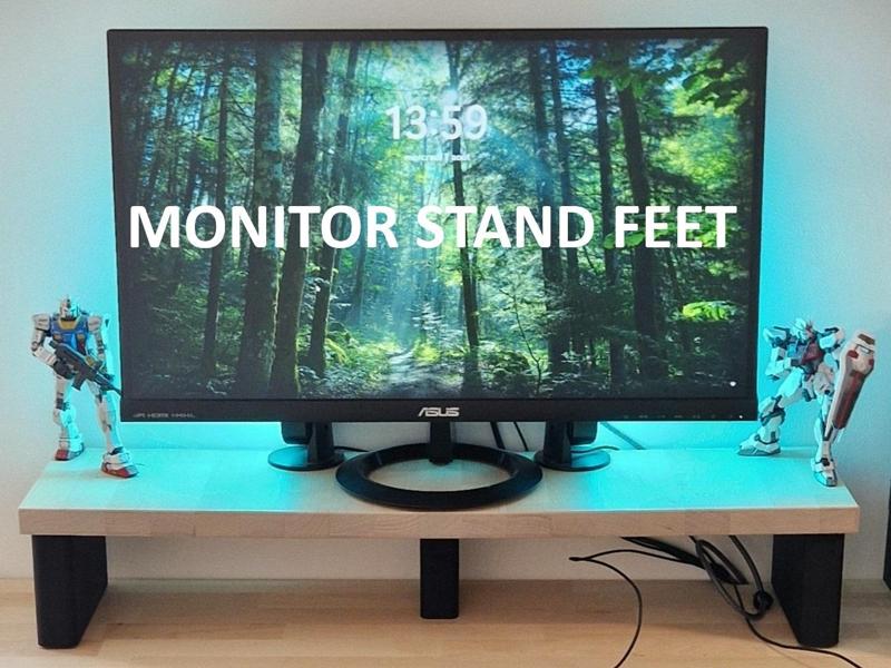Monitor stand feet