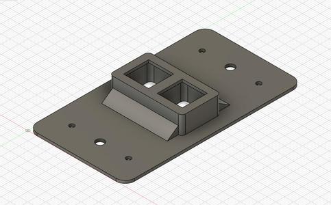 Les Paul: Strum Bracket for ultra low profile switches Guitar Hero