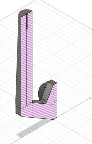 200mm riser side mount for Netatmo Sunshield