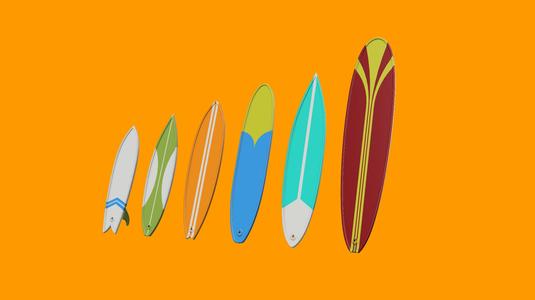 The FingerSurfBoard Collection
