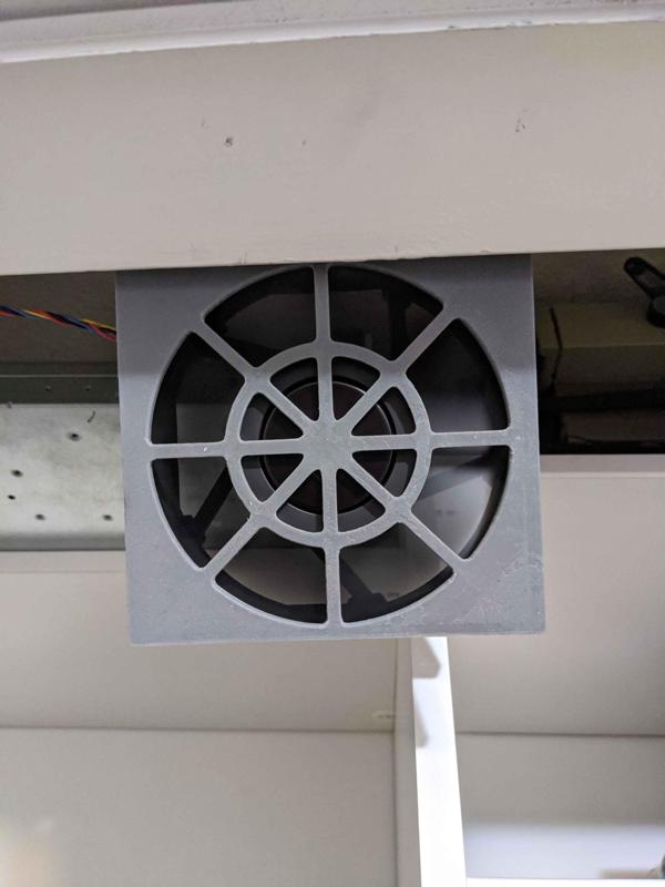 140mm Fan angled wall mount