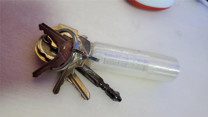 elevator Button Keychain