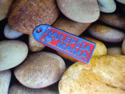 Kľúčenka Najlepšia mama/Najlepší otec