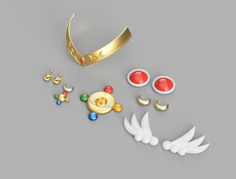 Sailor Moon's Manga Accessories