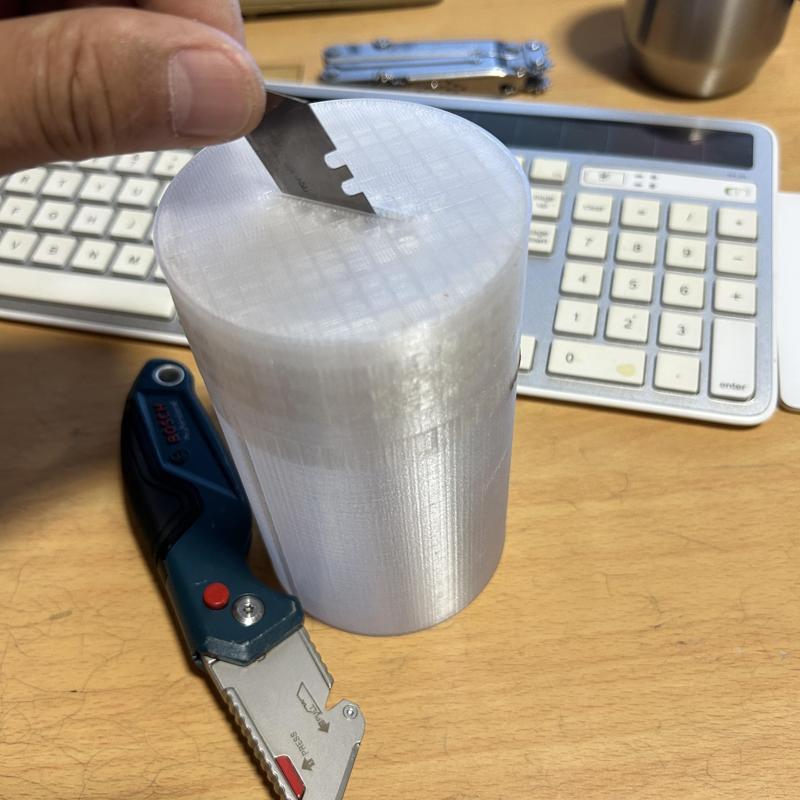 Used cutter blade case