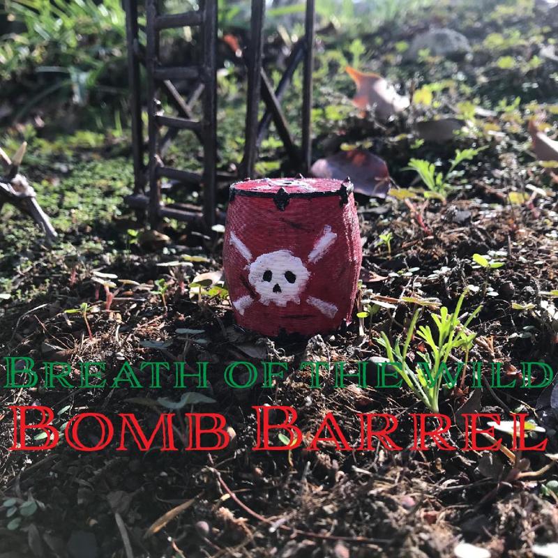 bomb barrel from Zelda