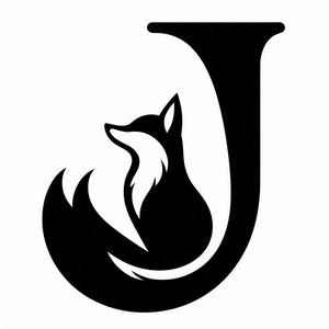 Fox alphabet: Letter J (version 2)