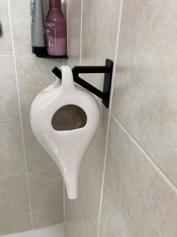 Neti Pot Hook (Drying hanger for sinus kettle)