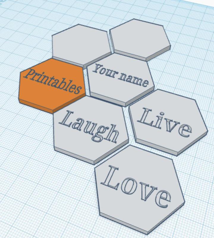 Fun Hexagon Wall Art