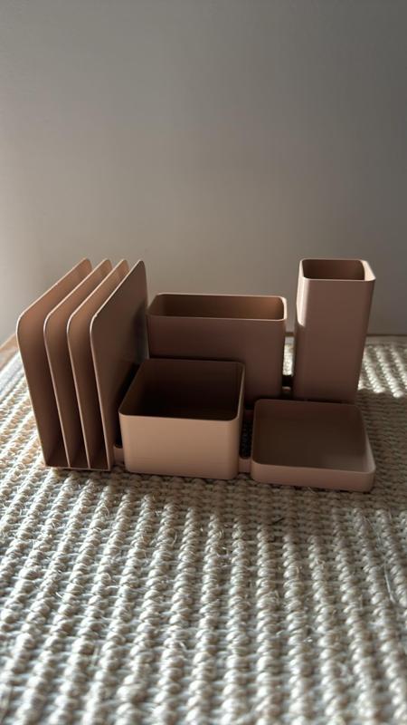 Small Desk Organizer with paper storage