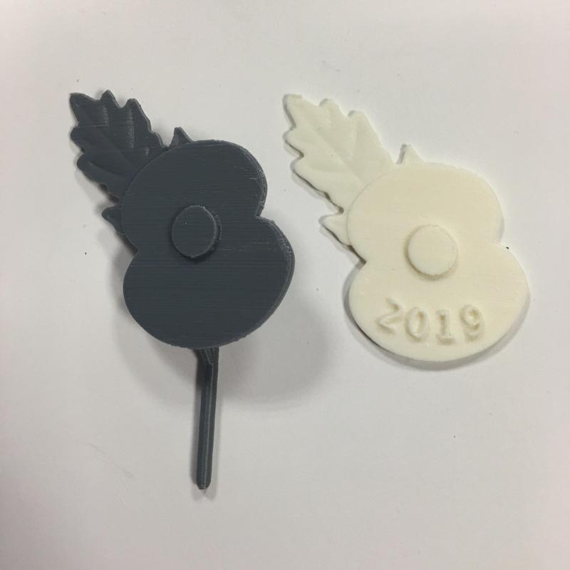2019 Poppy / Standard Poppy / Poppy Keyring - Poppy Day 2019