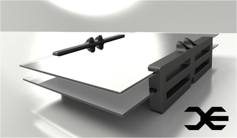 Semi-printed document tray