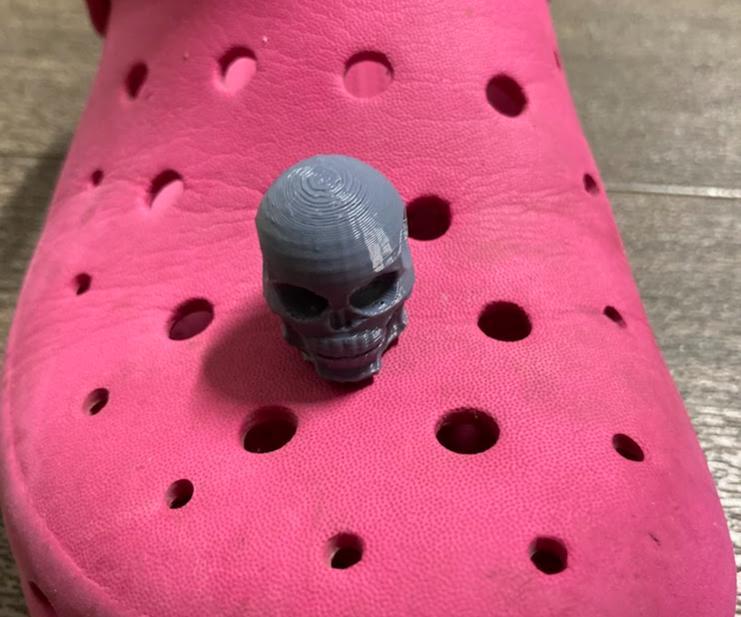 Skull Croc Ornament