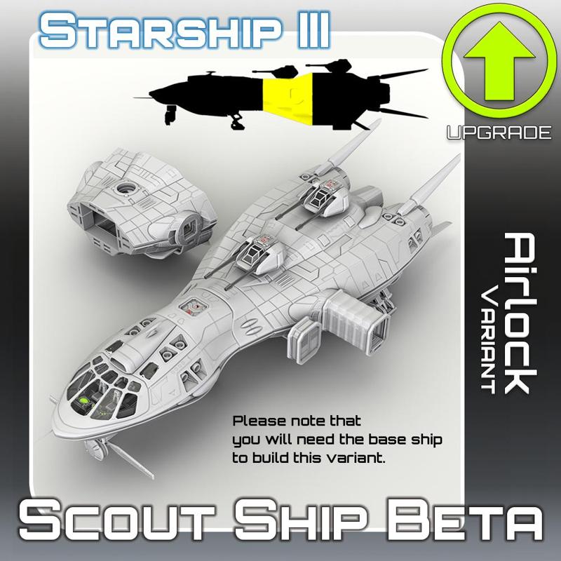 Scout Ship Beta Airlock Variant Upgrade