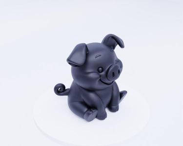 Cute Smiling Pig - Adorable Farmyard Friend