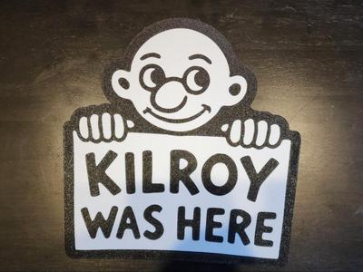 Kilroy Was Here - LED Light Box - Custom Version