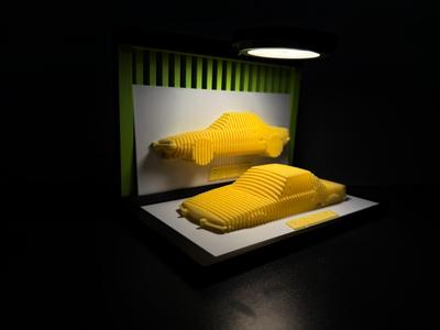 Fiat X1/9 Layered Car model!