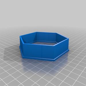 Hexagon cookie cutter