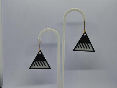 Musical Triangle Earrings
