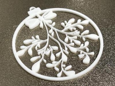 Christmas misteltoe ornament