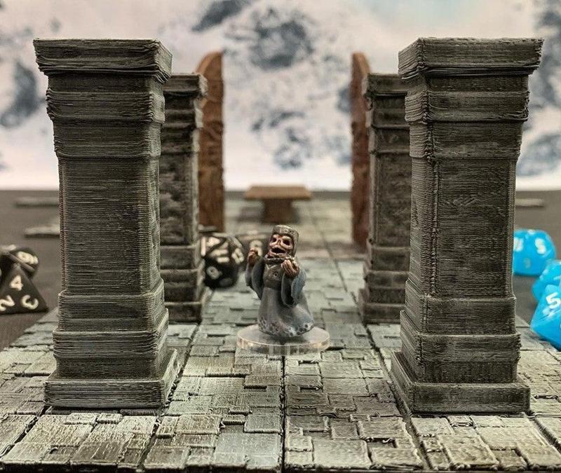 Undead Dwarf Priest (32mm scale)