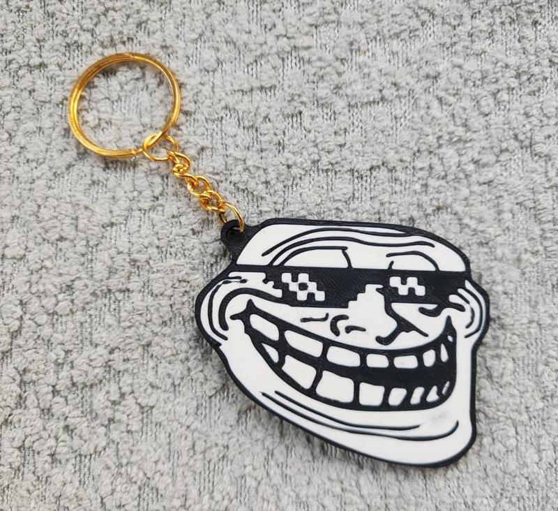 Sigma Face Keychain
