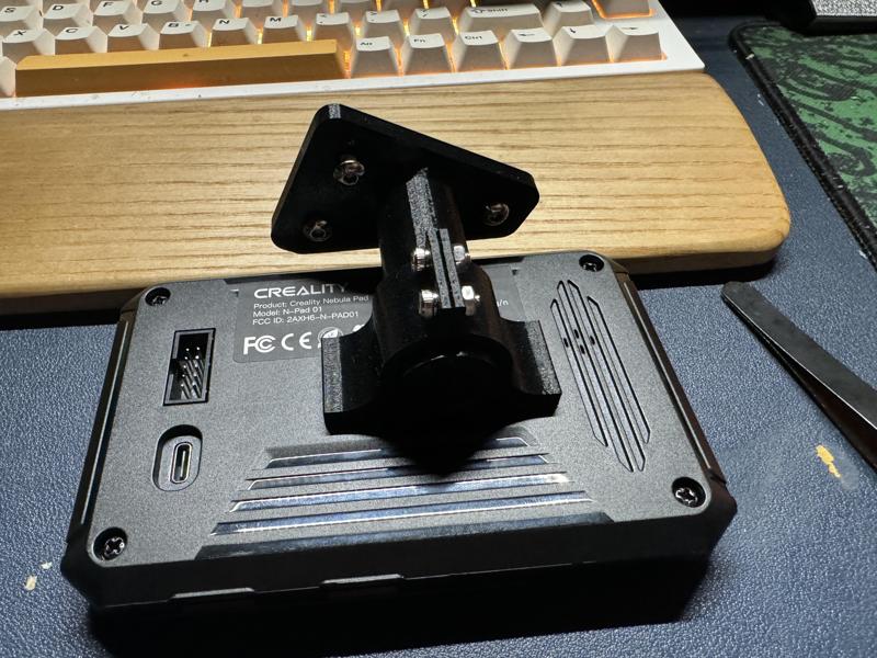 Ender 3 V3 KE Nebula pad angle adjustable mount