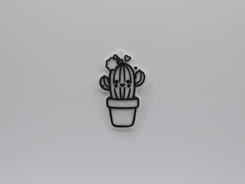 Cute Cactus Keychain