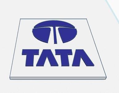 3D Printed  TATA logo