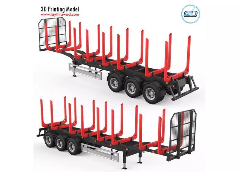 Trailer for Carrying Logs