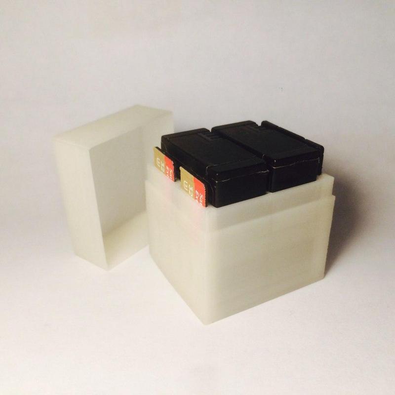 GoPro Box for 2 battary, 2 microSD, 1 SD card