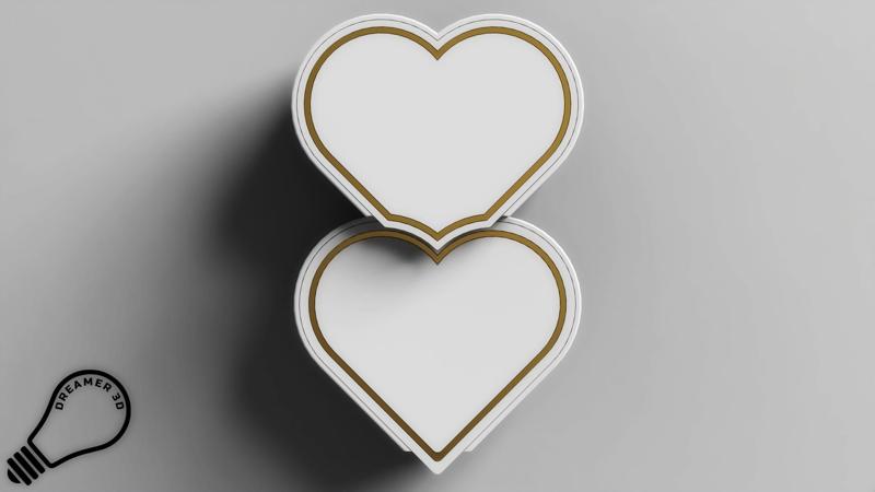 Jewelry box - Two Hearts