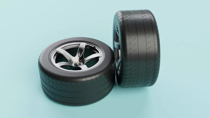 RC Porsche Carrera Gt printable Rim and Wheel