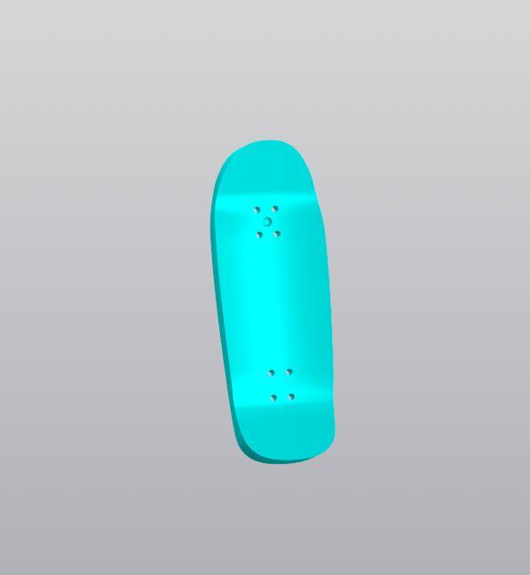 Pool 34mm shape for medium fingerboard mold