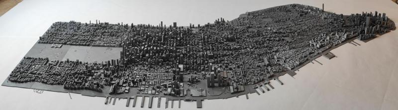 3D Model of Manhattan Tiles 01-46
