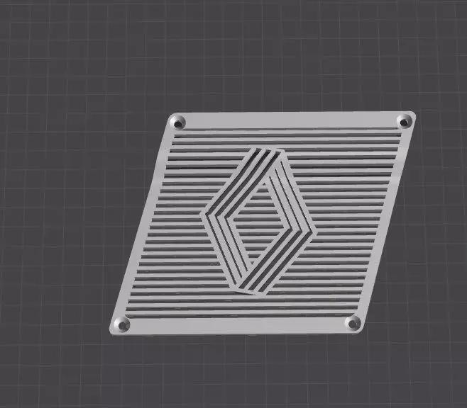 Renault 19 1990 Dashboard speaker cap cover with Renault Logo